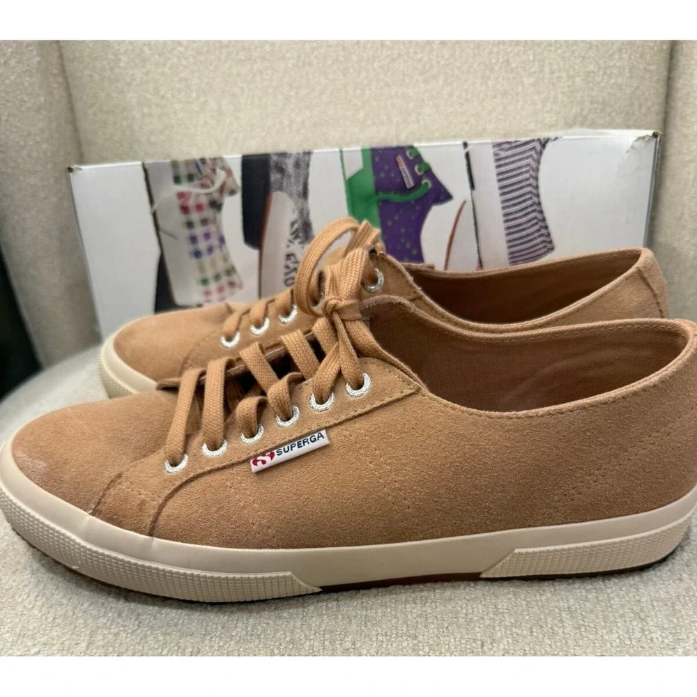 Superga Fantasia Tan‎ Suede Sneakers 10M